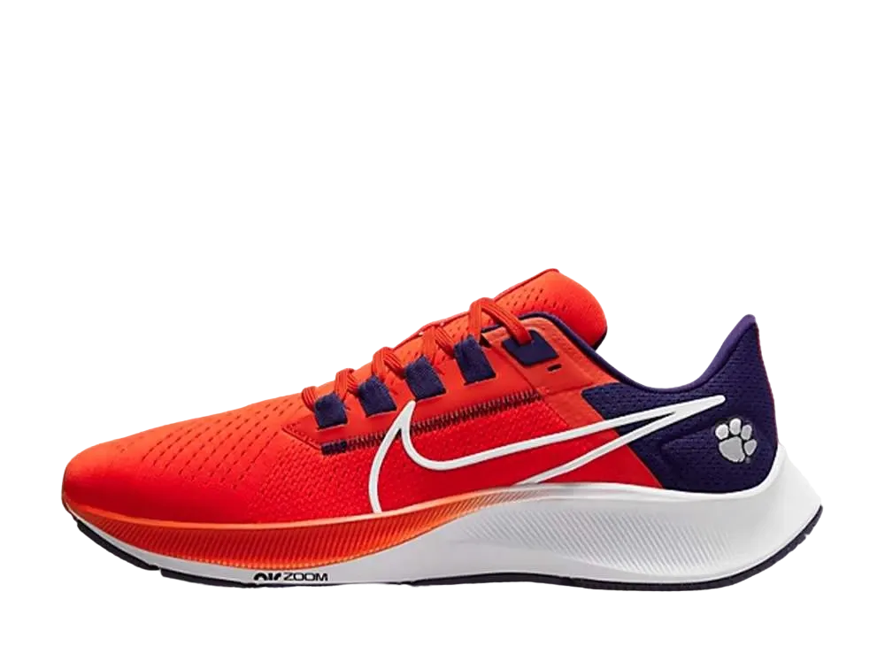 Nike Air Zoom Pegasus 38 Clemson "University Orange/White/New Orchid"