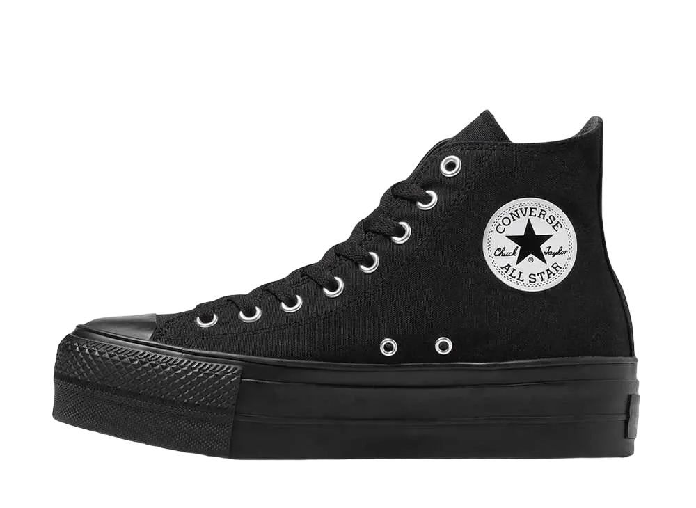 Converse All Star Lifted Hi "Black"