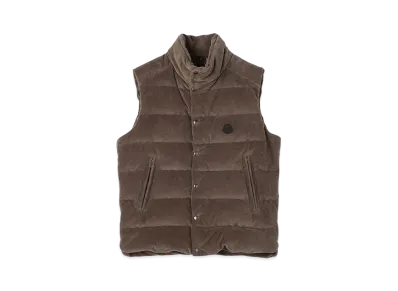 MONCLER Tibb Corduroy Down Vest "Camel"