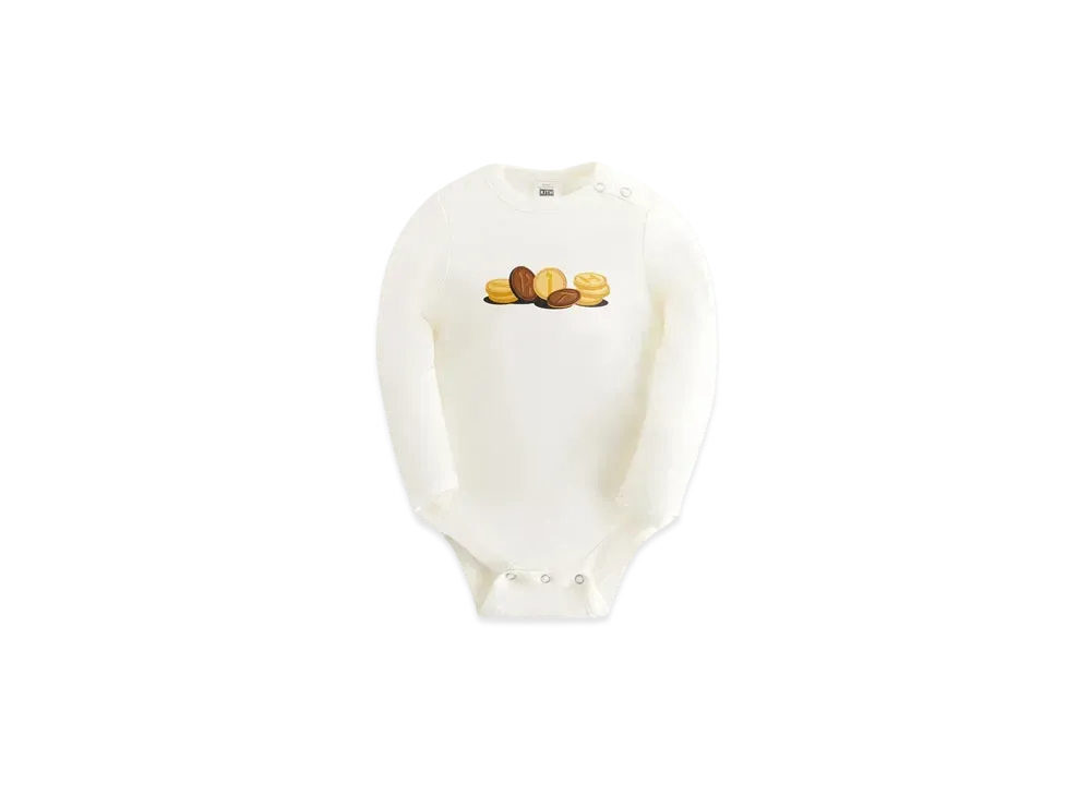 Kith Baby Treats Hanukkah Gelt Coins Onesie "Sandrift"