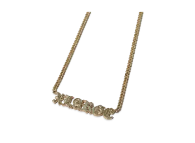 XLARGE x GRILLZ JEWELZ Old English Chain Neckless "Gold"