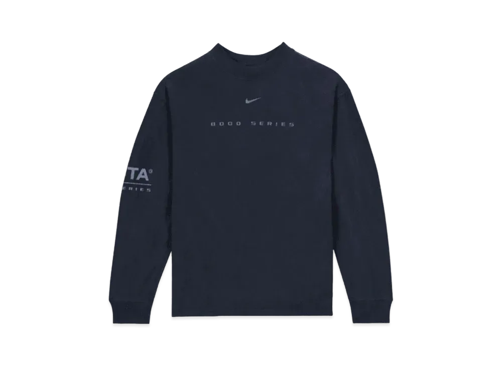 Nike x NOCTA 8K Peaks Long Sleeve Top "Dark Obsidian"