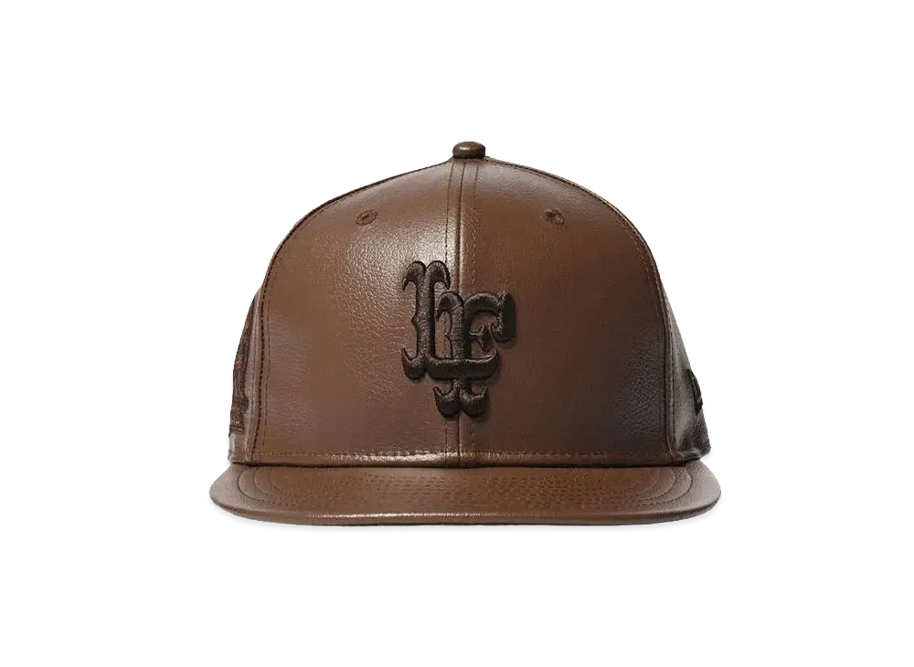 【NEW ERA x LFYT】LF LOGO 59FIFTY 20TH ANNIV. LEATHER "BROWN"
