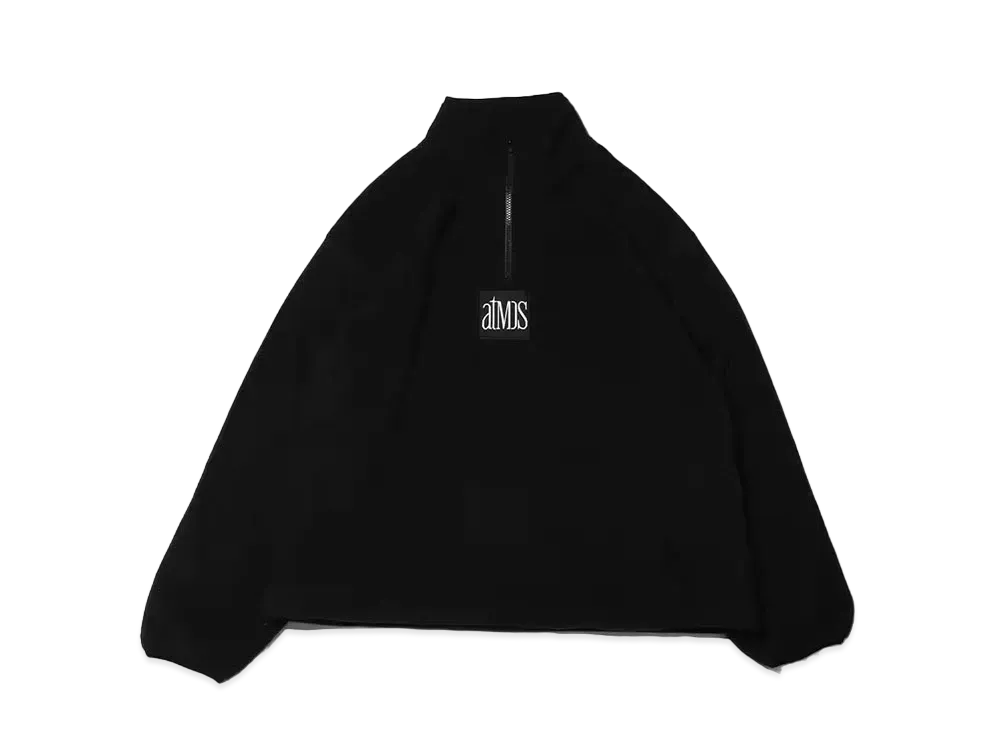 atmos Half Zip Freece Tops "Black"