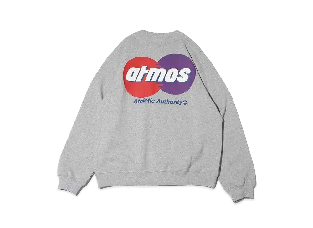 atmos Circle Logo Crewneck Sweatshirt "Grey"