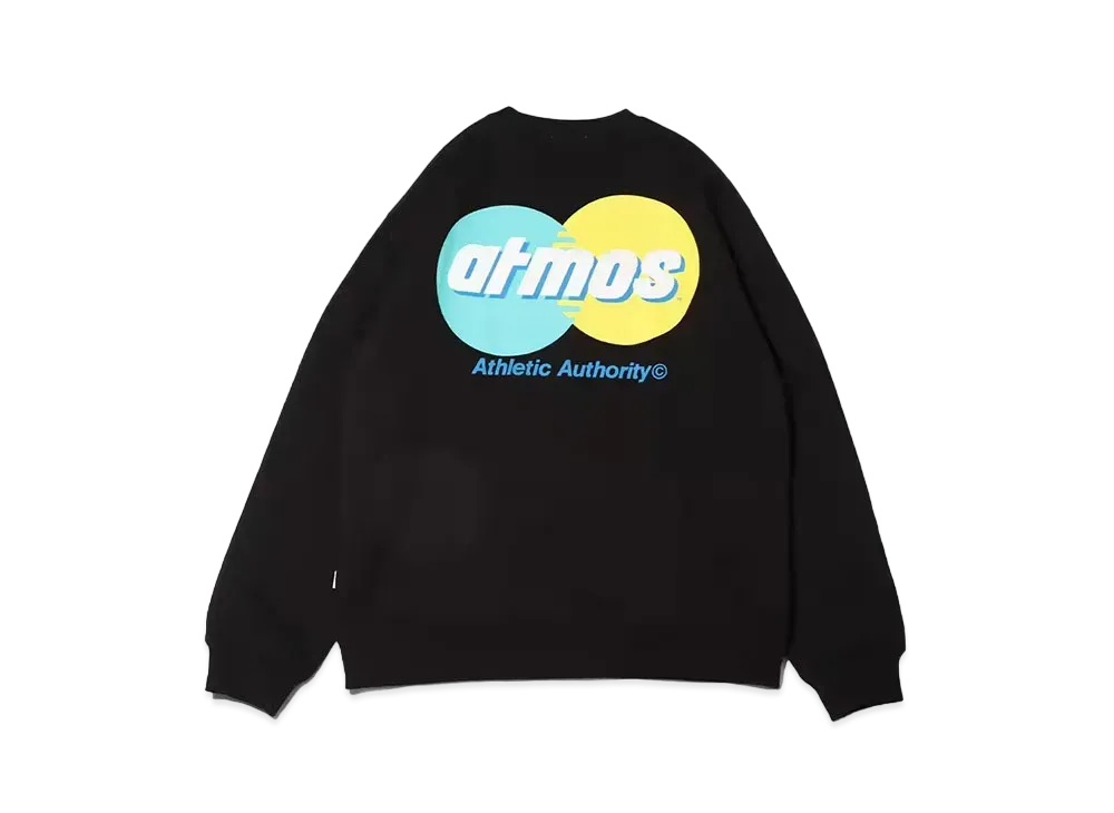 atmos Circle Logo Crewneck Sweatshirt "Black"