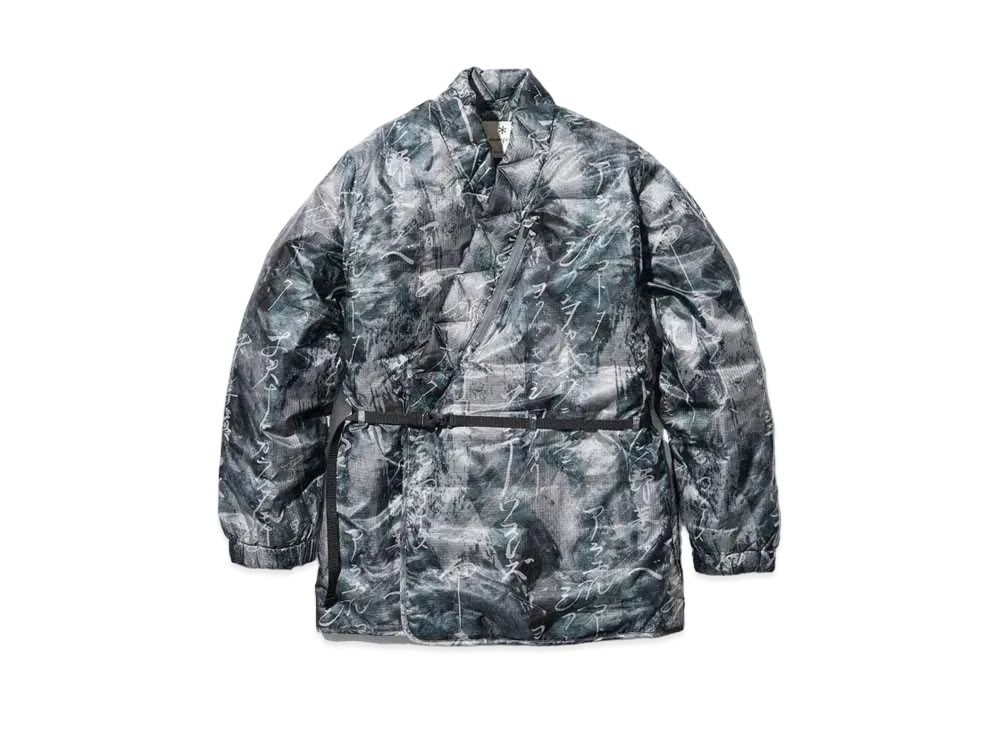 Snow Peak x TOKYO DESIGN STUDIO New Balance Winter Down HAORI Jacket "Grey"