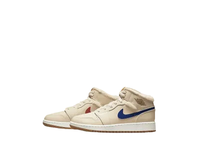 Nike TD Jordan 1 Mid "Fleece Pearl White"