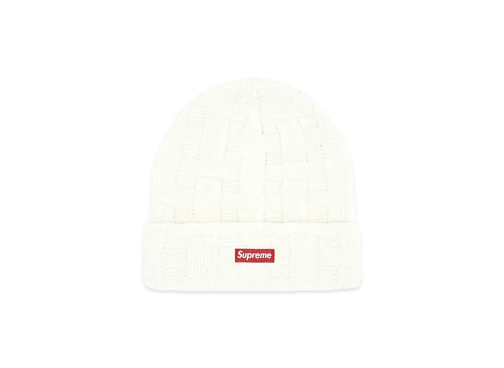 Supreme Basket Weave Beanie "Natural"