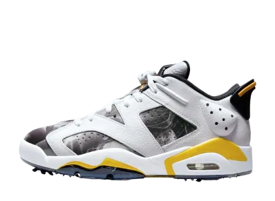 Nike Air Jordan 6 Low Golf "White/Tour Yellow/Black"