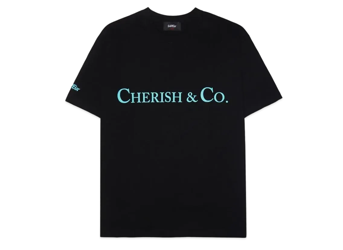 SAPEur Cherish & Co S/S Tee "Black"