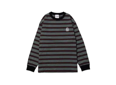 VAULTROOM Padlock Logo Big L/S Tee "Green Border"