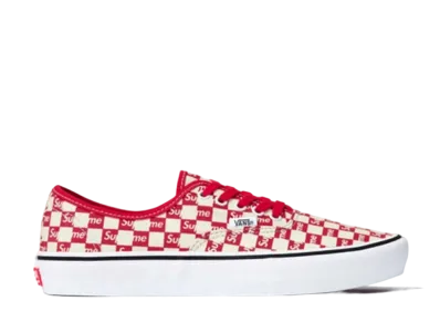 Supreme × Vans Authentic Pro "Checker Logo Red"