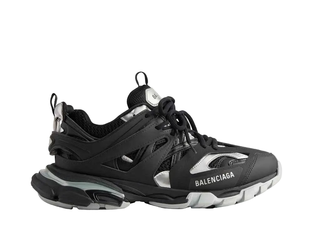 バレンシアガ ウィメンズ トラック スニーカー "ブラック/シルバー"