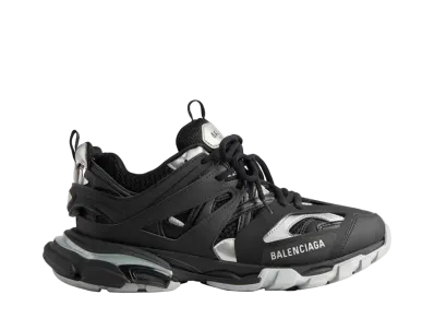 バレンシアガ ウィメンズ トラック スニーカー "ブラック/シルバー"