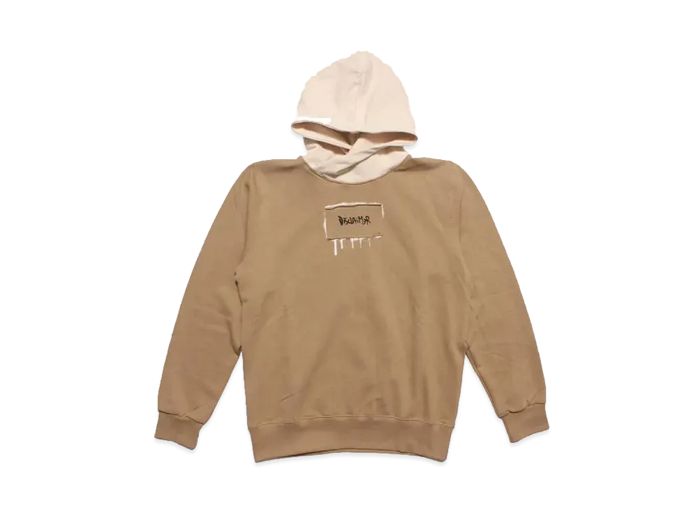 DISCLAIMER MAGLIA UOMO CON CAPPUCCIO IN FELPA "BROWN"