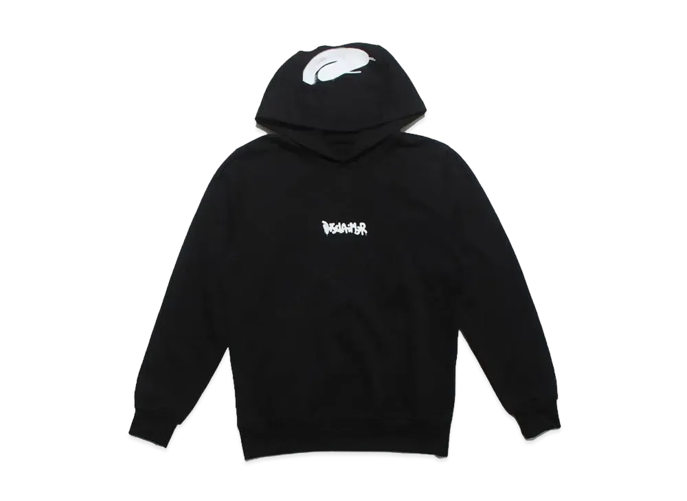 DISCLAIMER MAGLIA UOMO CON CAPPUCCIO IN FELPA "NERO"