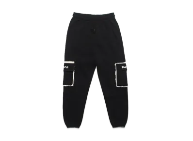 DISCLAIMER PANTALONR UOMO IN FELPA "NERO"