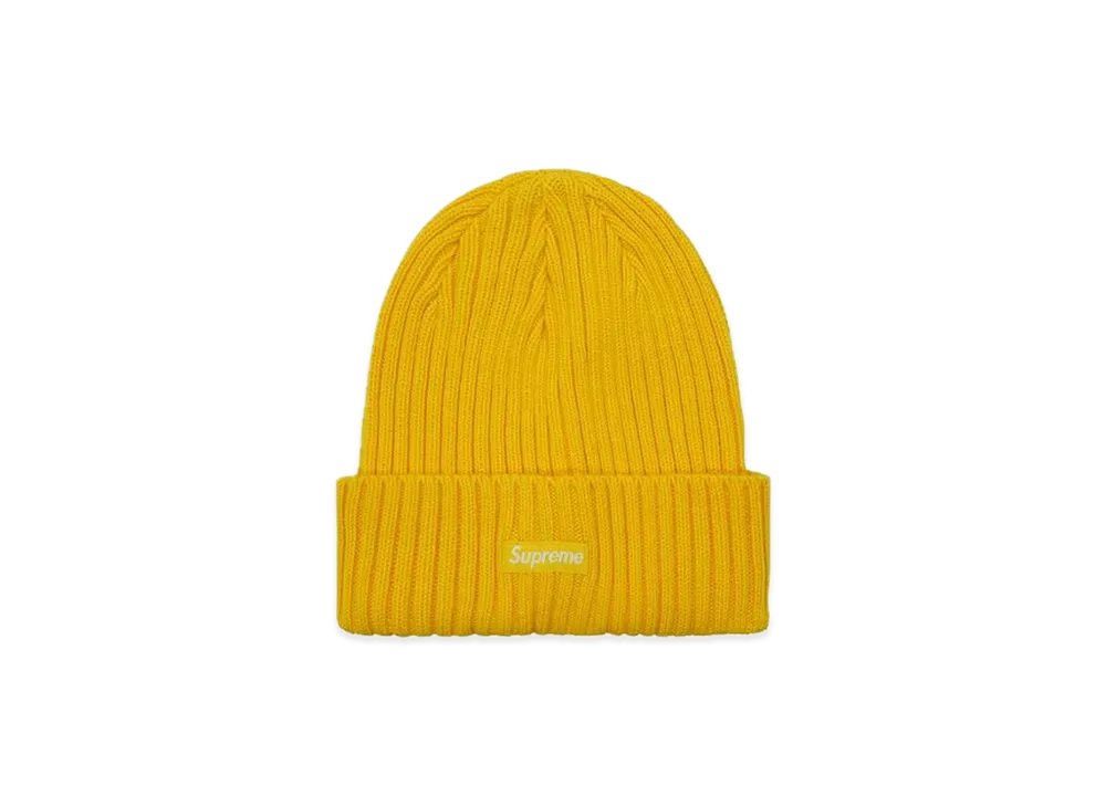 Supreme Overdyed Beanie "Lemon" (23SS)