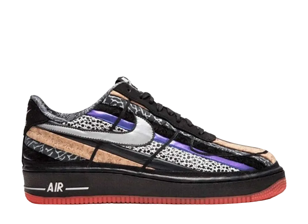 ナイキ エアフォース1 ロー CMFT PRM QS "ブラック/アトミックレッド"