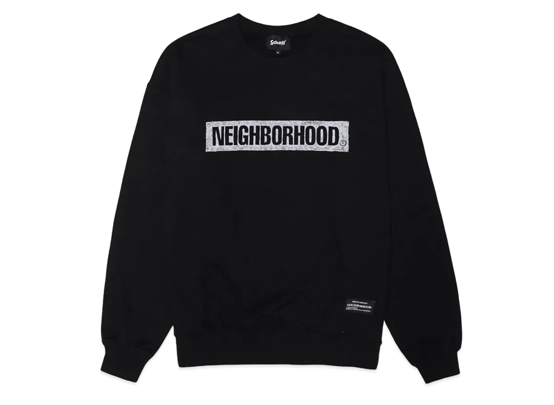 NEIGHBORHOOD x Schott x Kostas Sweatshirt LS "Black"