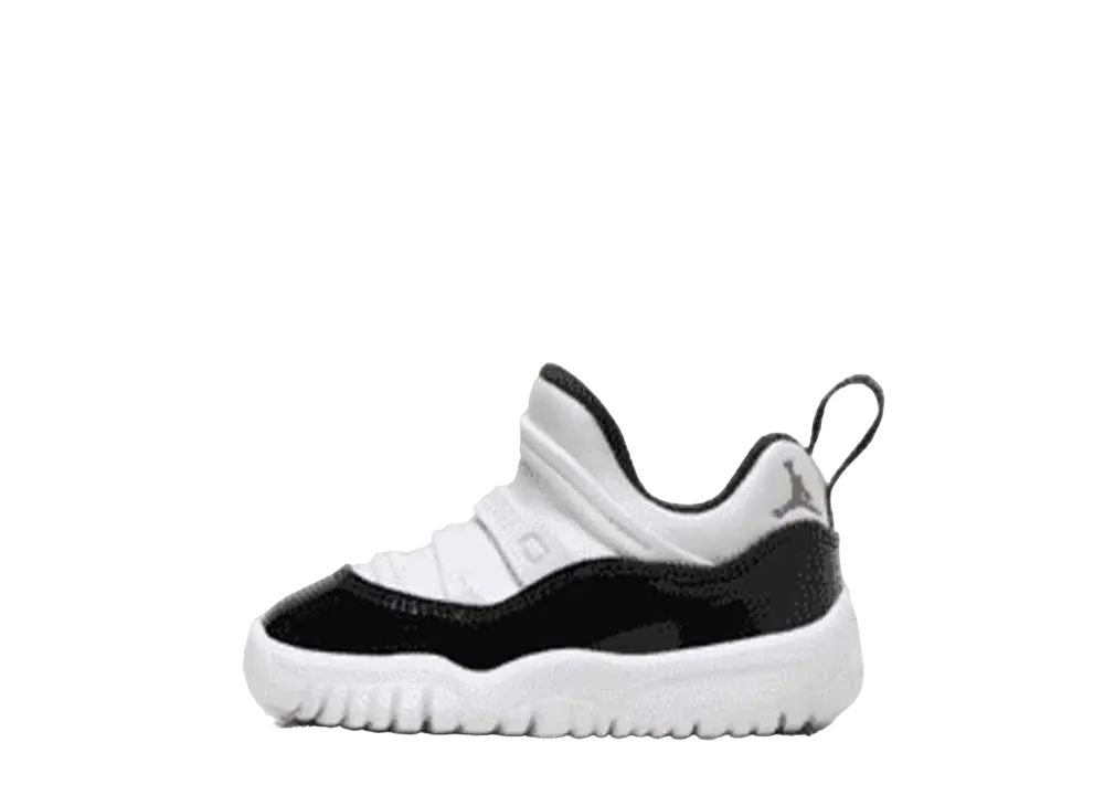 ナイキ TD エアジョーダン11 レトロ "ホワイト/ブラック/メタリックゴールド"(キッズ)