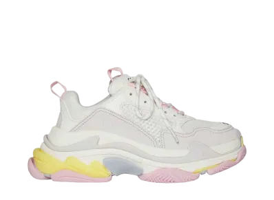 バレンシアガ ウィメンズ トリプルS スニーカー "ホワイト/パステル"
