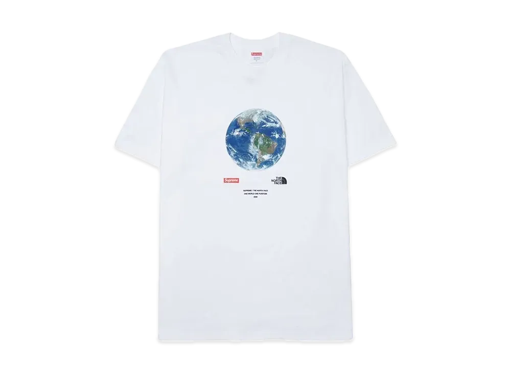 Supreme x The North Face One World Tee "White"