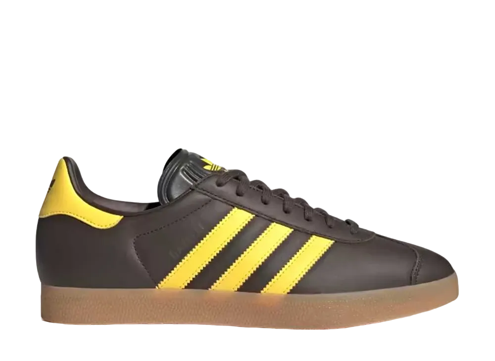adidas Gazelle "Shadow Olive/Impact Yellow"