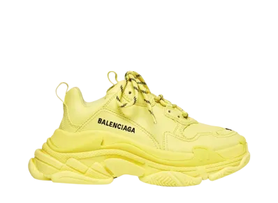 バレンシアガ ウィメンズ トリプルS スニーカー "ライトイエロー"
