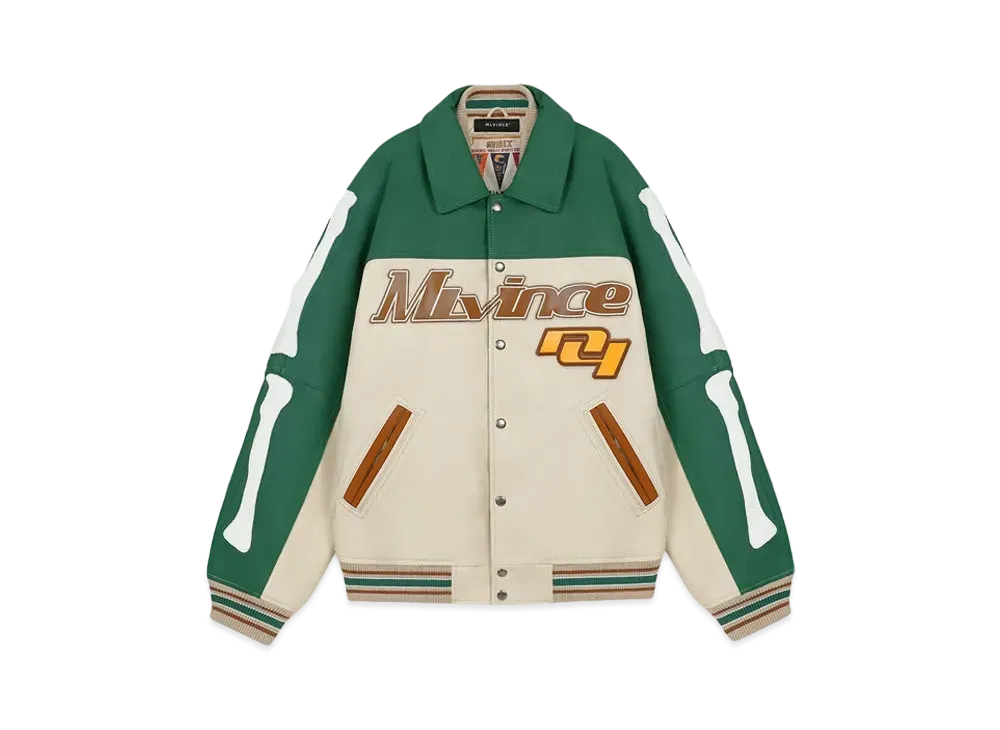 AVIREX x MLVINCE LEATHER JACKET "GREEN"