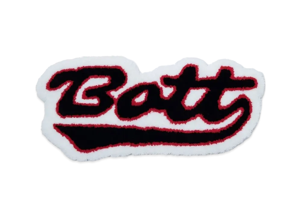 BoTT Script Logo Rug "White"