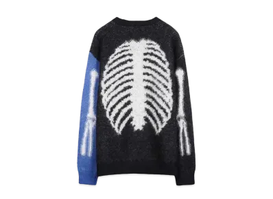 FTW MOHAIR KNIT SWEATER "BLUE / BLACK"