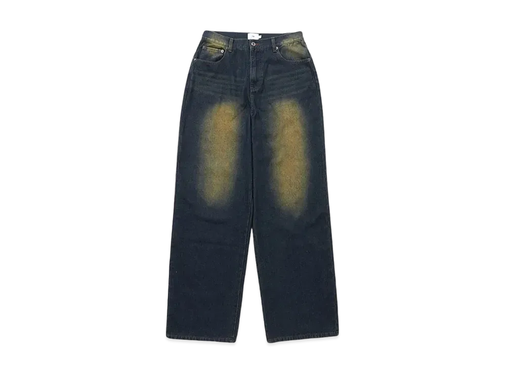 FTW WIDE STRAIGHT DENIM PANTS "INDIGO"