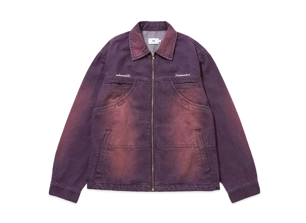 FTW DENIM TRUCKER JACKET "PURPLE"
