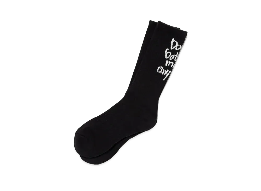 Wasted Youth Jacquard Logo Socks "Black" / VERDY