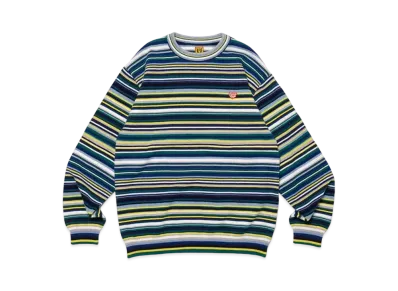 HUMAN MADE Multi Striped Knit Sweater "Green"