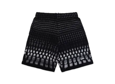 Supreme Gradient Grid Knit Short "Black"