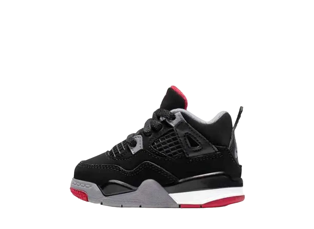 Nike TD Air Jordan 4 Retro "Bred" (2019)