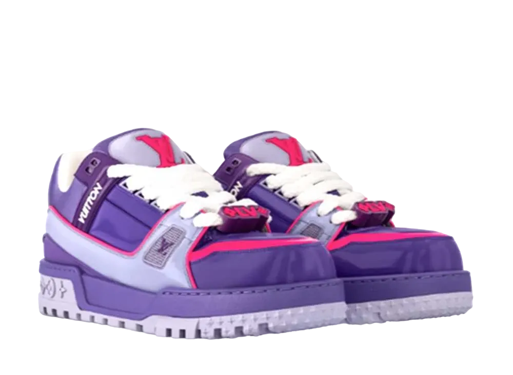 ルイヴィトン LV トレイナー マキシ・ライン スニーカー "ヴィオレ"