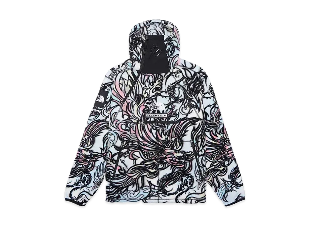 Supreme x The North Face Steep Tech Fleece Pullover "Multicolor Dragon"