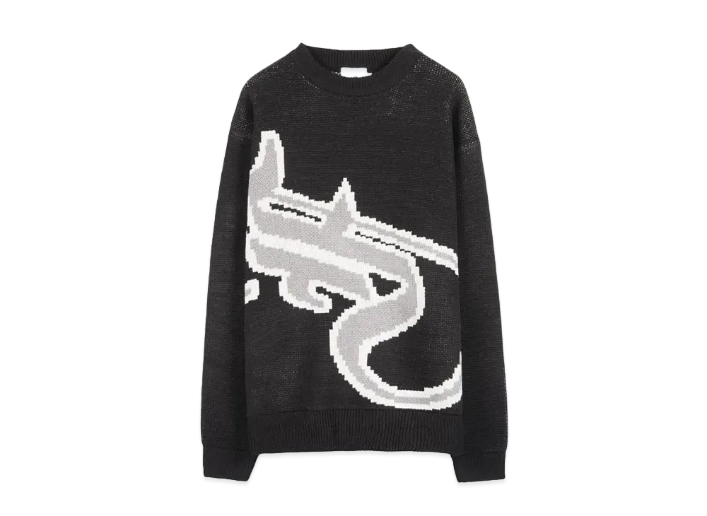 FTW PATTERN KNIT SWEATER "LOGO"