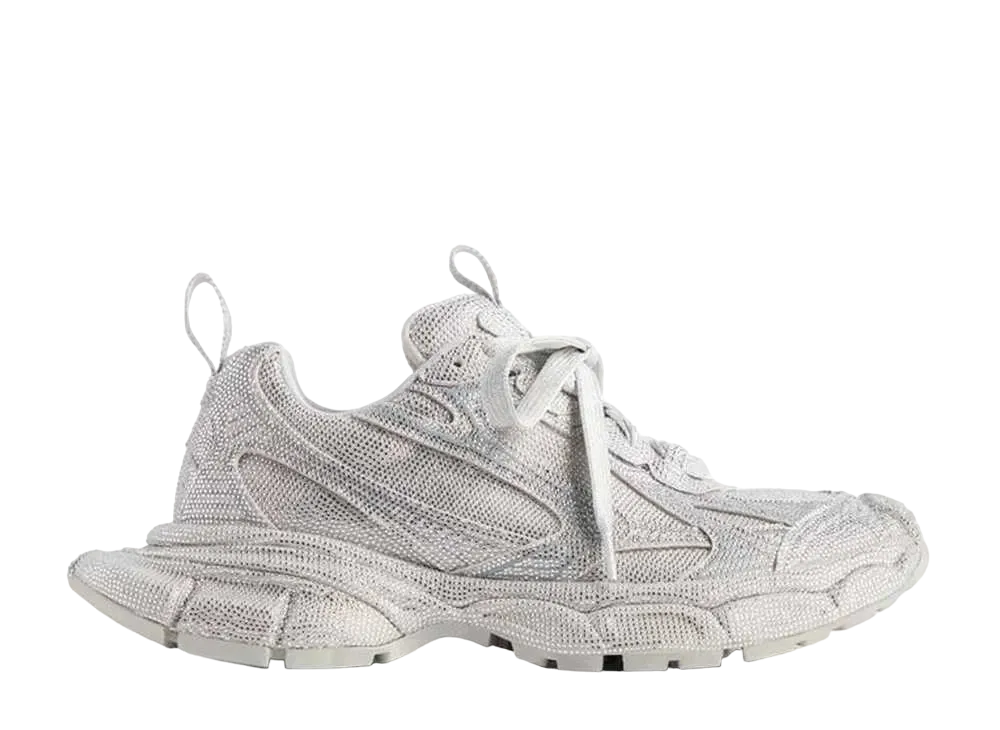 バレンシアガ 3XL スニーカー ラインストーン付き "ライトグレー"