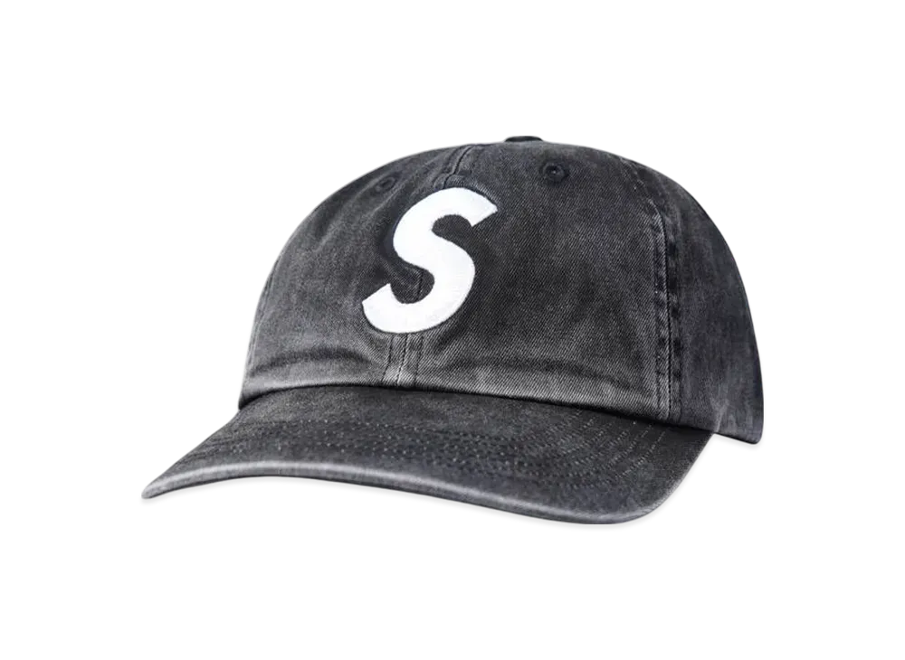 Supreme Pigment Print S Logo 6-Panel "Black"