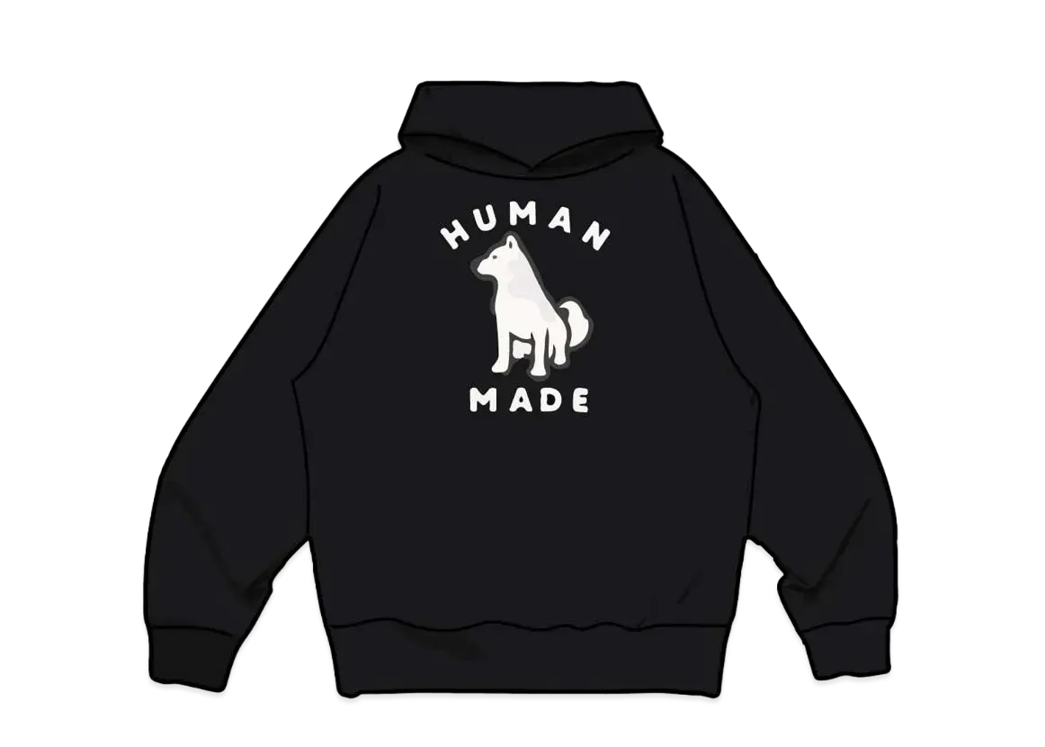 HUMAN MADE Seoul Limited Heavt Weight Hoodie "Black"