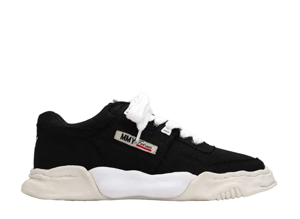 メゾンミハラヤスヒロ パーカー OG ソール キャンバス ロートップ スニーカー "ブラック" (A08FW704)