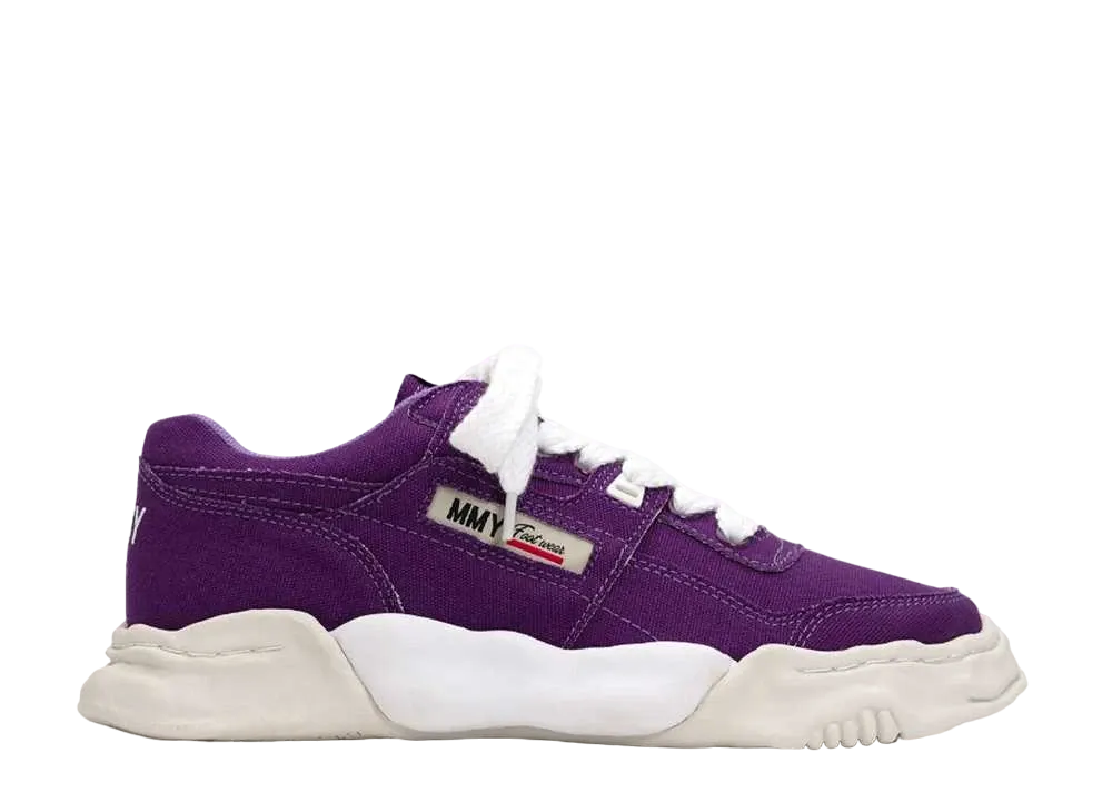 メゾンミハラヤスヒロ パーカー OG ソール キャンバス ロートップ スニーカー "パープル" (A08FW704)