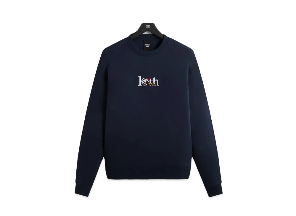 Kith x Peanuts Serif Crewneck "Nocturnal"
