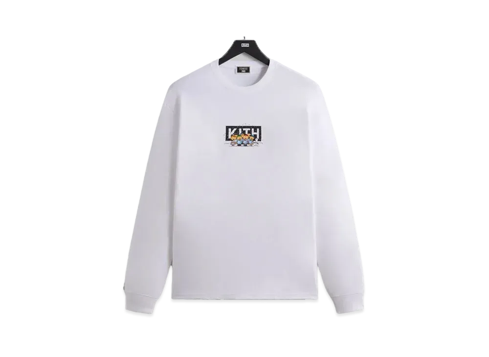 Kith x Peanuts Caroling Long Sleeve Tee "White"