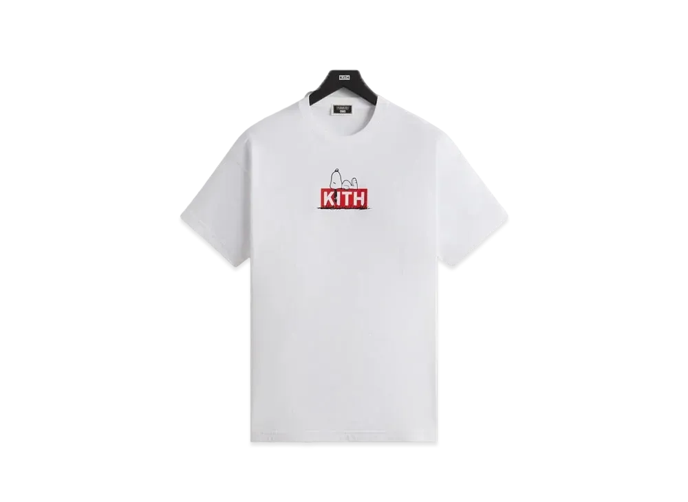 Kith x Peanuts Doghouse Tee "White"